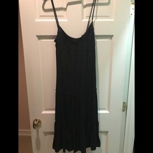 Juicy Couture Black Spaghetti Strap Tiered Sundress